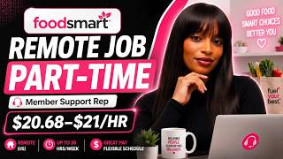 💰 Foodsmart Is Hiring! $21/HR Part-Time Work From Home Job #workfromhome screenshot 1