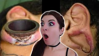 Piercer Reacts To DECAYING Stretched Ears