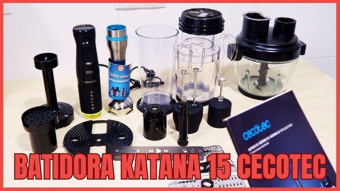 Cecotec Katana 15 Jar G Batidora de mano 1500W