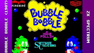 Bubble Bobble Longplay (ZX Spectrum 128K) [QHD]