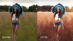 Photoshop CC Tutorial : Outdoor Portrait Editing ðŸ"· - Durasi: 11.05. 