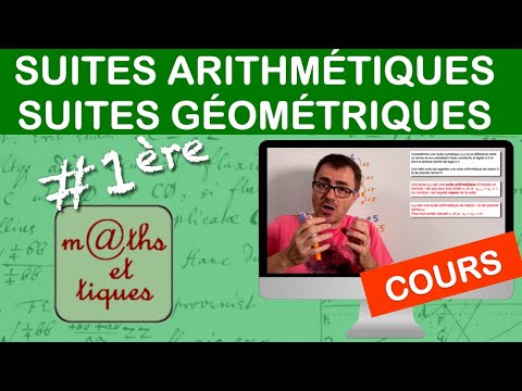 Vidéo: Quelles sont les formules des suites arithmétiques et géométriques ?