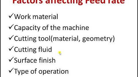 Unit II   2 Process parameter