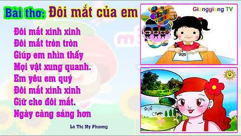 Bài thơ Đôi mắt của em  [ GianggiangTV ]