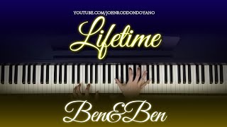 Lifetime (PIANO SHEET) - Ben&Ben