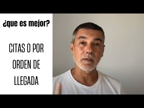 Video: ¿Por orden de llegada?