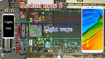 Redmi Note 5 LCD Backlight Repair.100%% Solved With LayOut and Diagram.