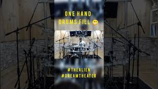 EPIC ONE HAND DRUMS FILL! 🔥 #drummer #thealien #mikemangini #dreamtheater #epic #drums #short #wow