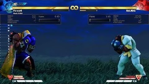 Balrog SFVAES4 V Trigger 2 Interesting / Important Combos