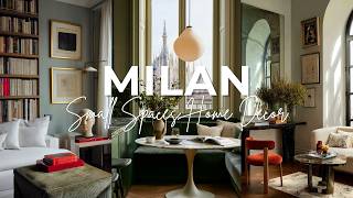 Creating MILAN Aesthetics In Small spaces Italian Modern Living