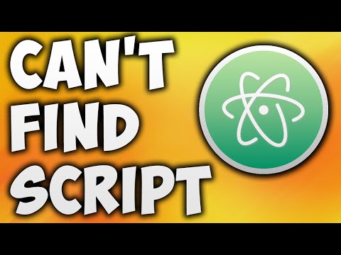 Can't Find Script Package in Atom - Install Atom Script Package Not Working or Was Not Found
