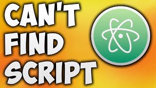 Can't Find Script Package in Atom - Install Atom Script Package Not Working or Was Not Found screenshot 5