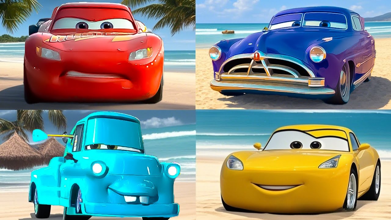 Cars Toon ⚡ 95 Lightning McQueen Color | Disney Pixar (MUSIC VIDEO) | Coffin Dance Song (COVER)