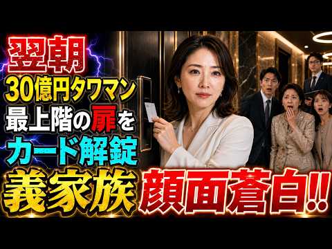 離婚届に判を押した瞬間、私は義母たちが住む30億円タワマンの名義変更を弁護士に依頼。翌朝、最上階の玄関前で義家族は顔面蒼白になった