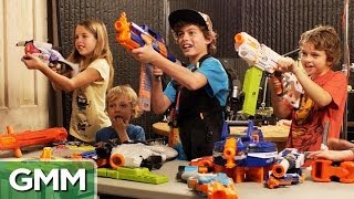 NERF Firing Squad ft. Our Kids