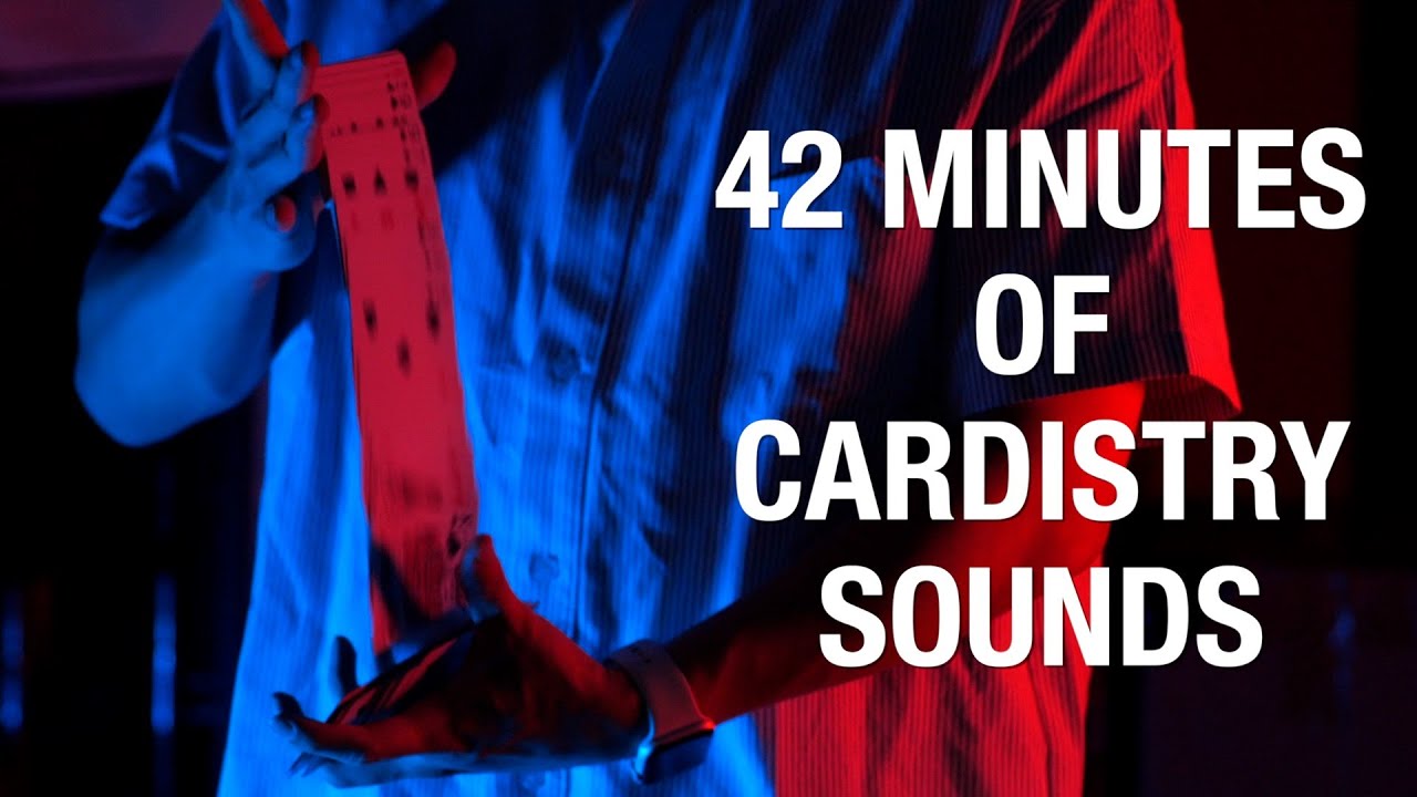 42 minutes of Cardistry ASMR