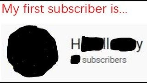 Will my first subscriber ever comment on this video?