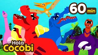 ¡El Tiranosaurio Rex Viene! Cuento y Canciones Para Niños | Dinosaurios Compilacion | Hola Cocobi