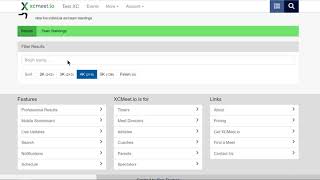 XCMeet.io Scoreboard Example