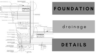 F - 06 Foundation Drainage Details