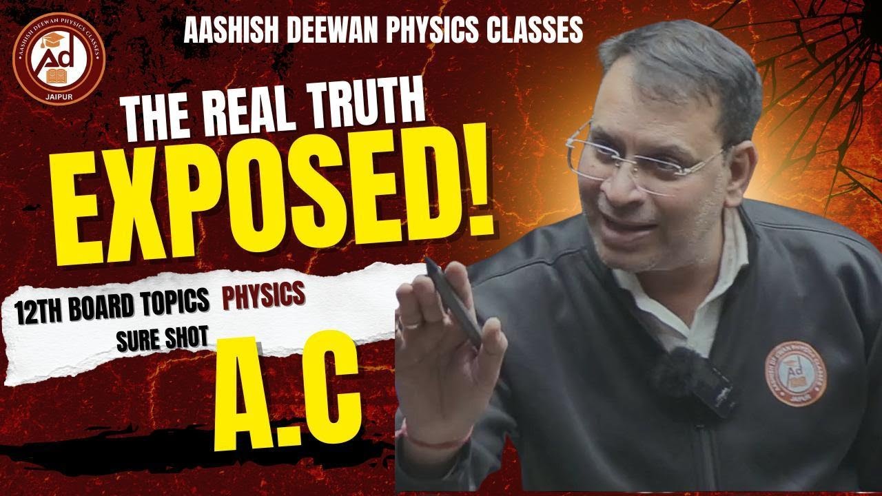 🔥 Phasor Diagram & LCR AC Circuit 🔥 | One Shot Class 12 | Boards | NEET | JEE Main | Baba Sir