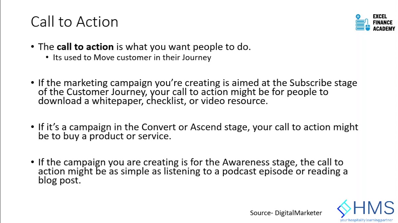 13 Call to Action - YouTube