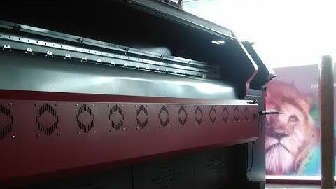 Konica flex printing machine   Carriage moving error