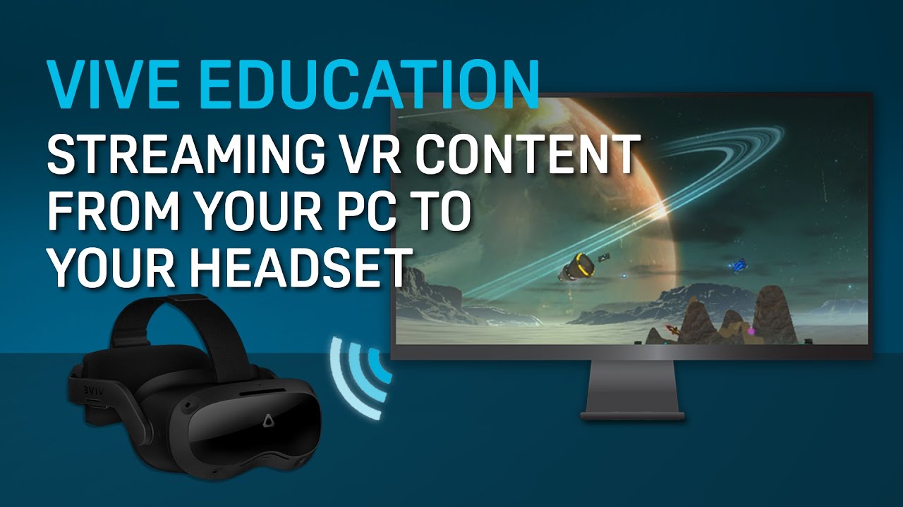 puls resterende Om VIVE Education - VIVE Business Streaming - Stream VR content from Your PC  to Your Headset - YouTube