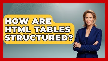 How Are HTML Tables Structured? | Simple HTML Studio News