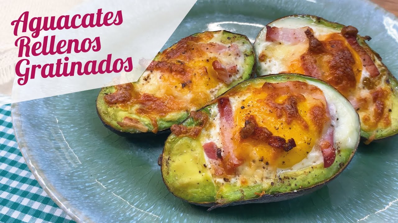 Aguacate al horno con huevo, Receta