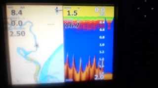 Lowrance EP60R Fuel Sensor Displayed on HDS 7