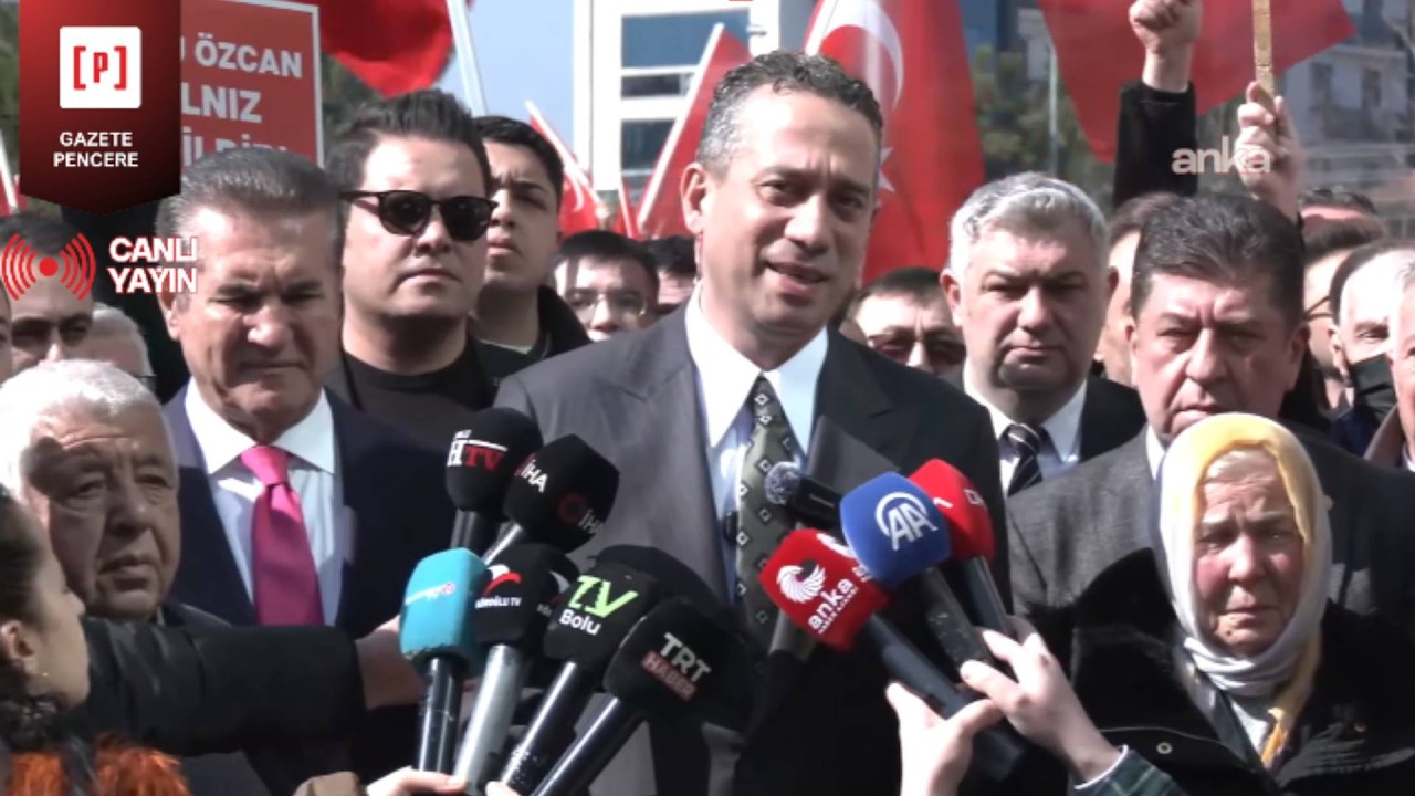 #CANLI | CHP Grup Başkan Vekili Ali Mahir Başarır Bolu Adliyesi önünde açıklama yapıyor