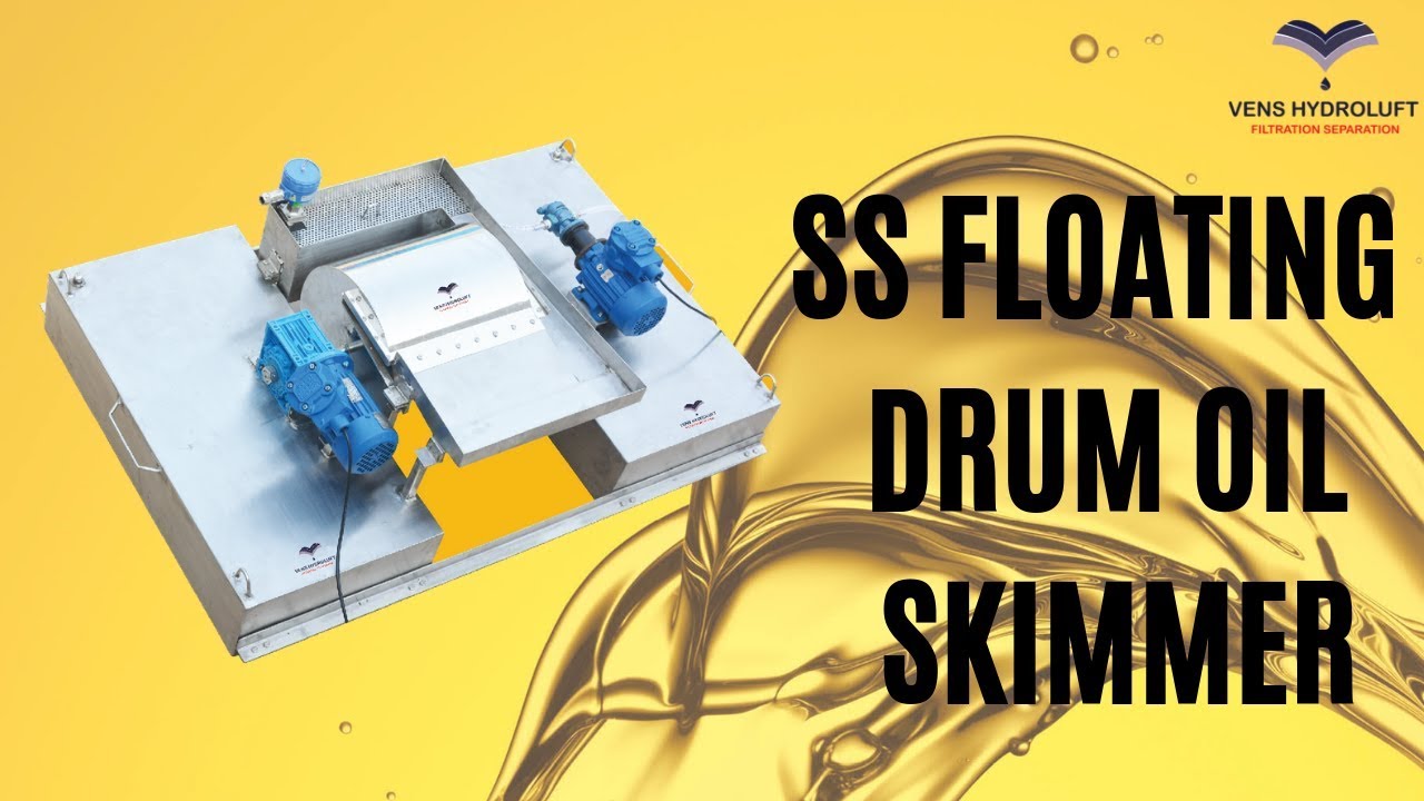 SS FLOATING DRUM SKIMMER