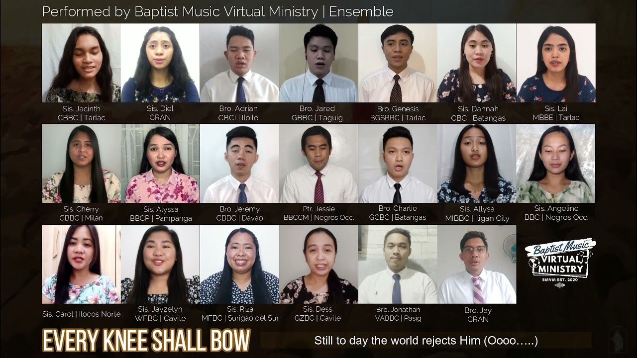 Every Knee Shall Bow | Baptist Music Virtual Ministry | Ensemble