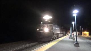 Chasing NS H70 (10/15/2017) with an ES44AC and SD70M. Allendale,NJ-Harriman,NY