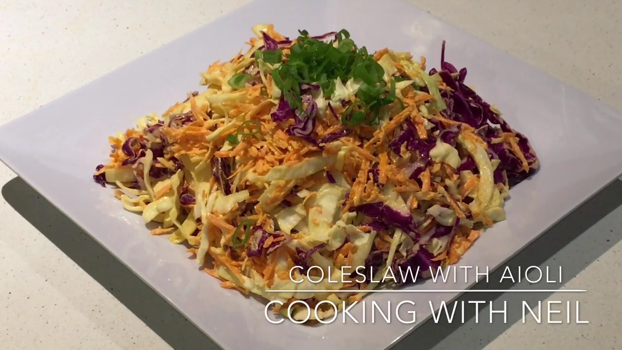 Coleslaw with Aioli YouTube