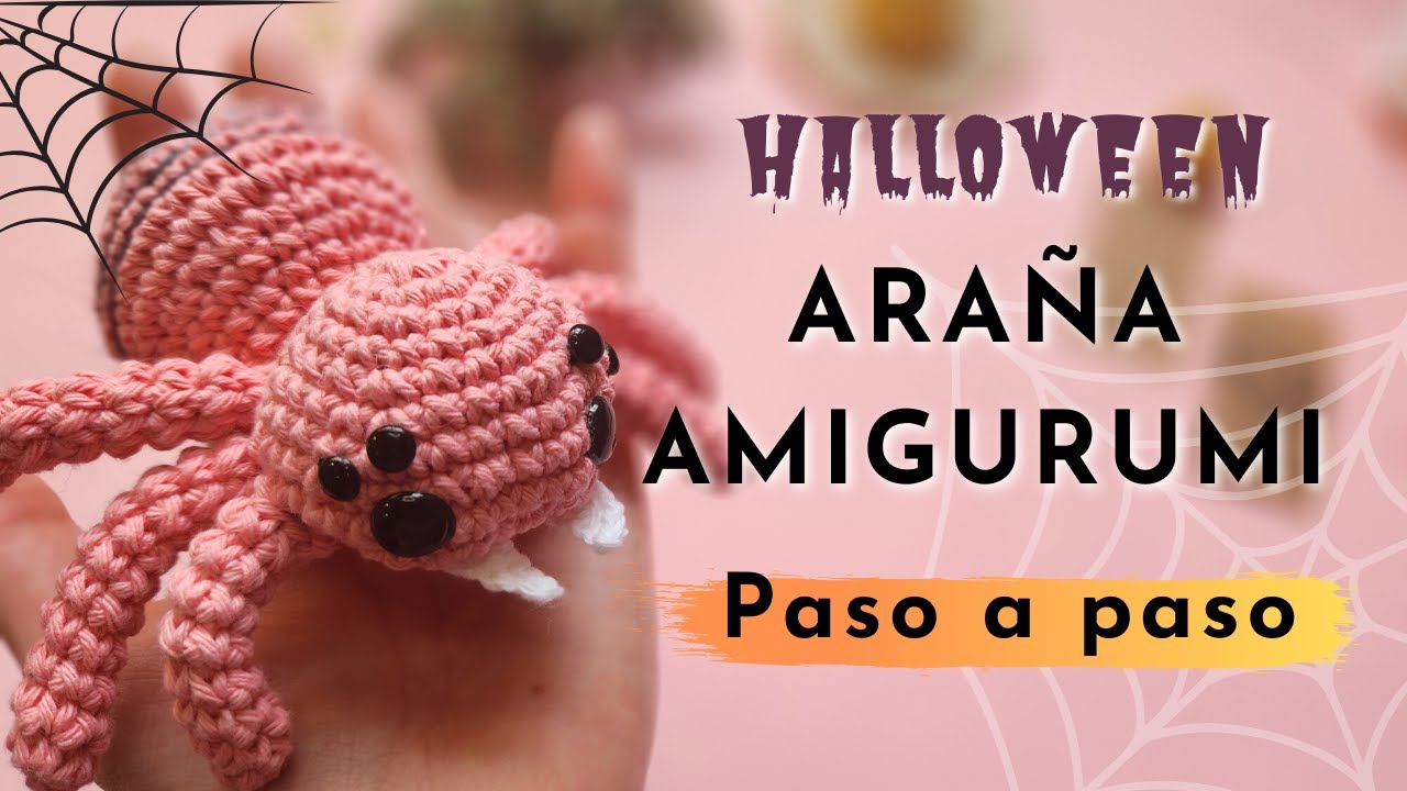 Araña amigurumi / spider halloween / amigurumis kawaii