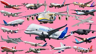 Biggest Airplane | Aircraft Vehicles Collections | Top 20 Largest Airplanes in the World All Times