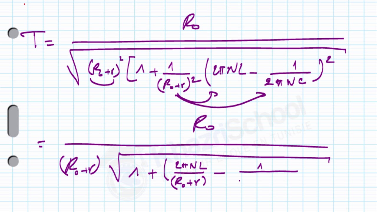 🔥🔥Filtre passe bande😍 Transmittance🔥😍