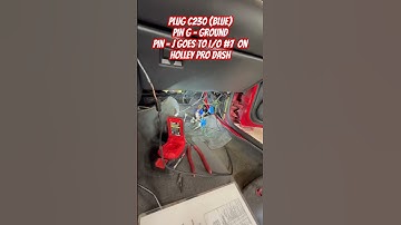 How to connect your F-Body fuel level sensor to Holley Pro Dash #lsnation #holleyperformance #fbody