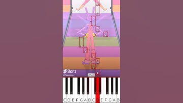 Shape Challenge (@fash) The Amazing Digital Circus Animation - Octave Piano Tutorial