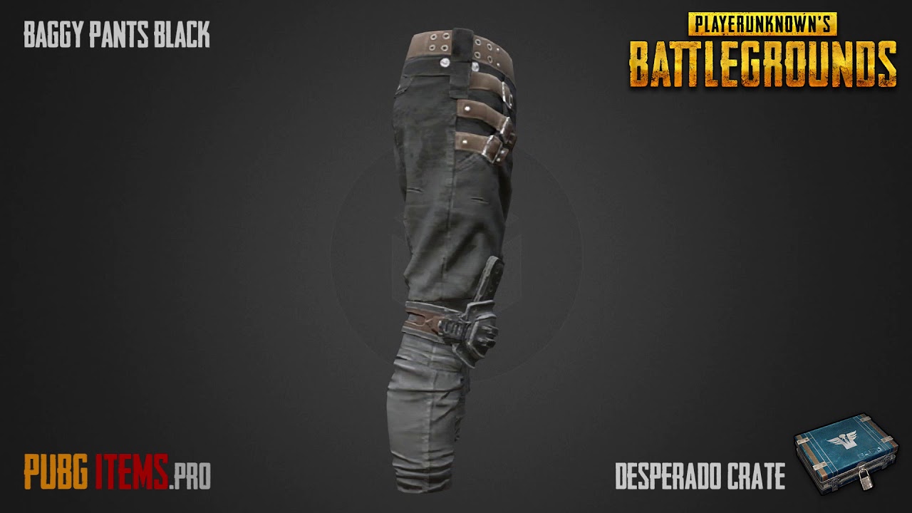 Leather Hoodie Black  Baggy Pants Black PlayerUnknowns Battlegrounds   PUBG  YouTube