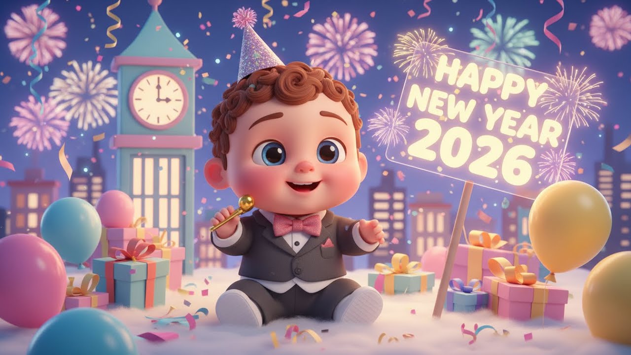 Cute Babies Celebrate New Year 🎉 | Hello, Happy New Year Baby