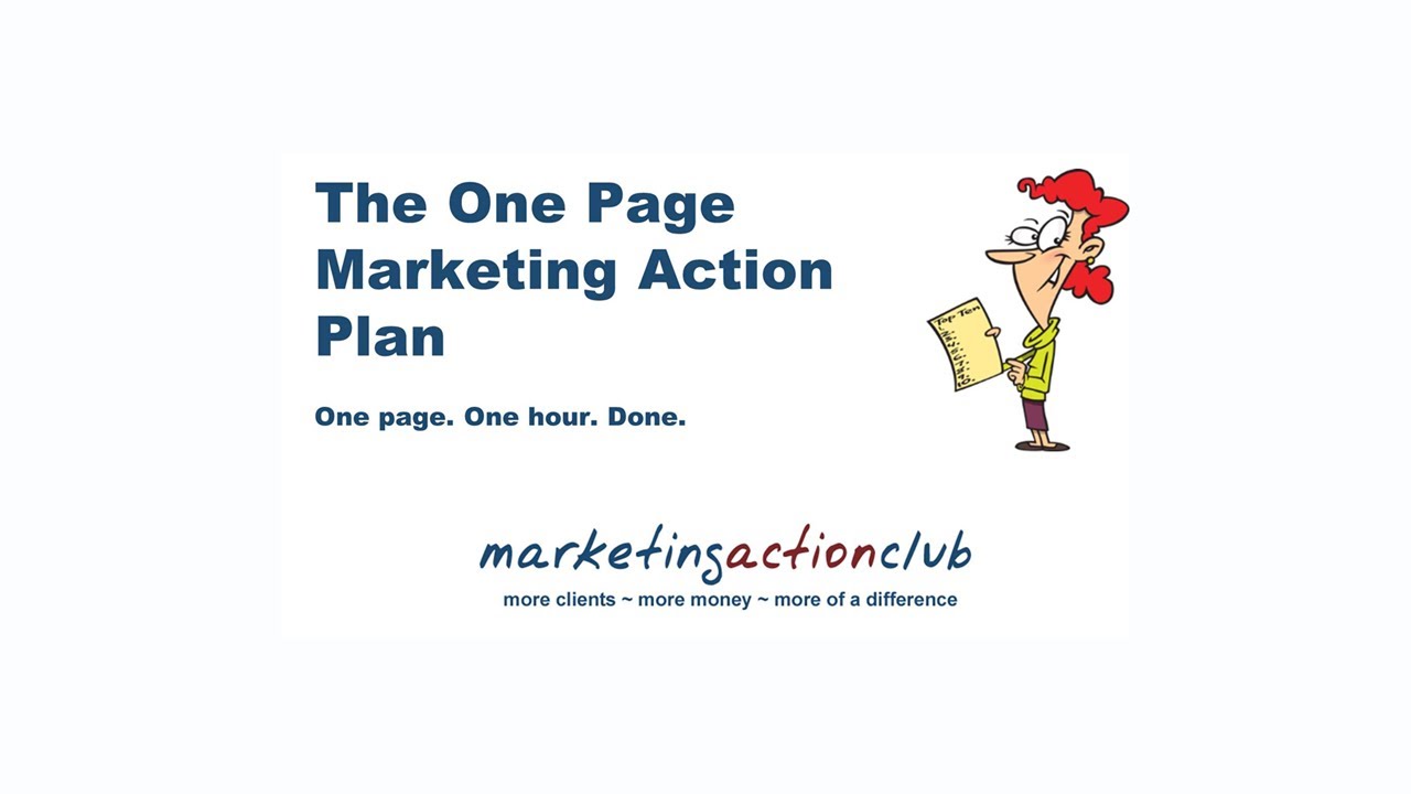 marketing action plan