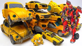Bumblebee 7 beasts: Yellow Cars Transformers rides, police, heroes JCB TOY Robot & Vehicle Old Car