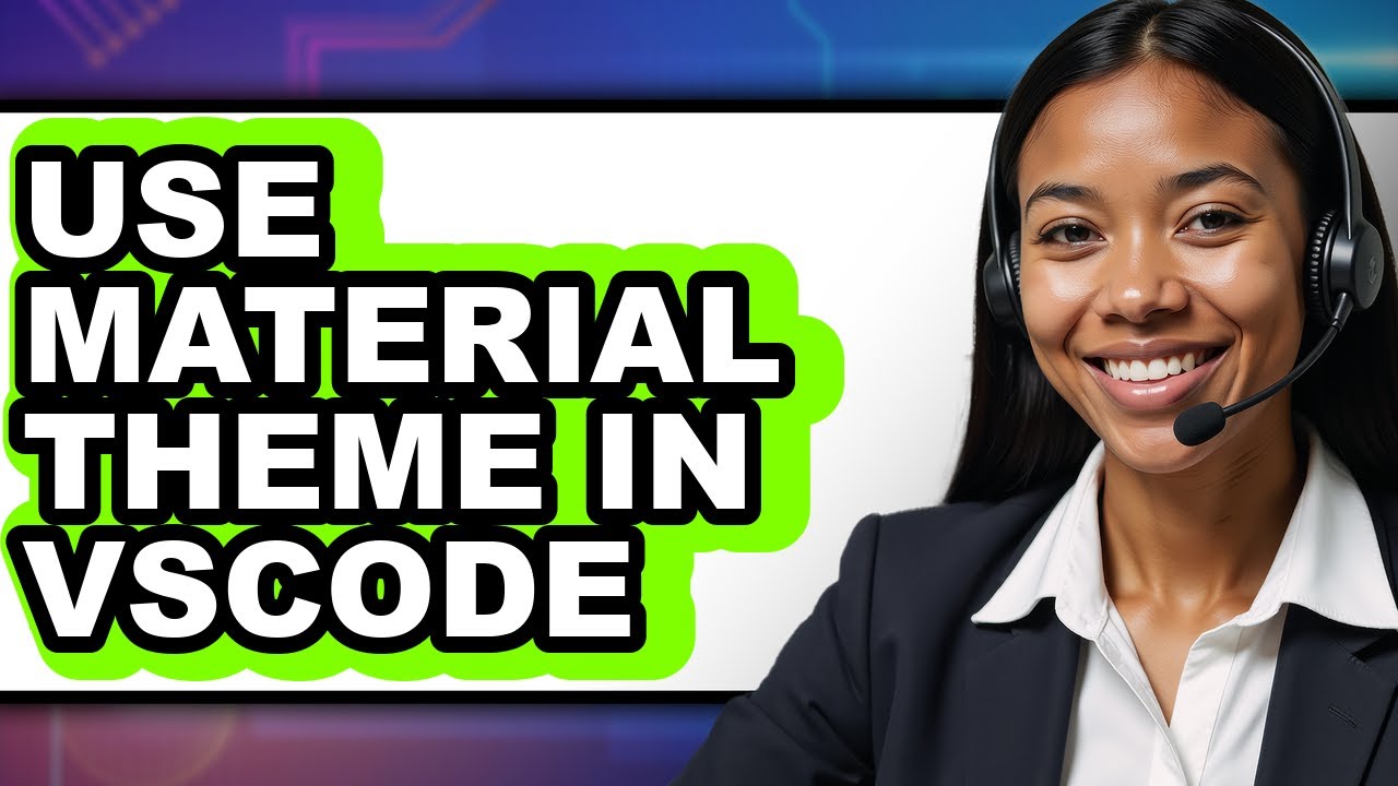 How to Use Material Theme in Vscode (easy Method) - YouTube
