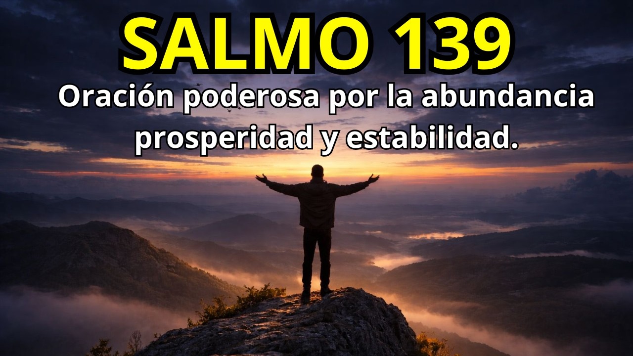 Oración de la tarde con Salmo 139 | Oración poderosa por abundancia, prosperidad y estabilidad.