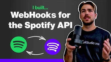I created webhooks for the Spotify API