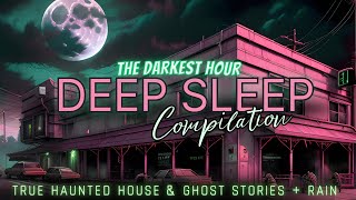 Deep Sleep Compilations | true scary  stories with black screen & rain for sleep 💤 #scarystories