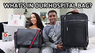 WHAT'S INSIDE RISS \& QUAN'S HOSPITAL BAG FOR GIVING BIRTH? *Baby #2*